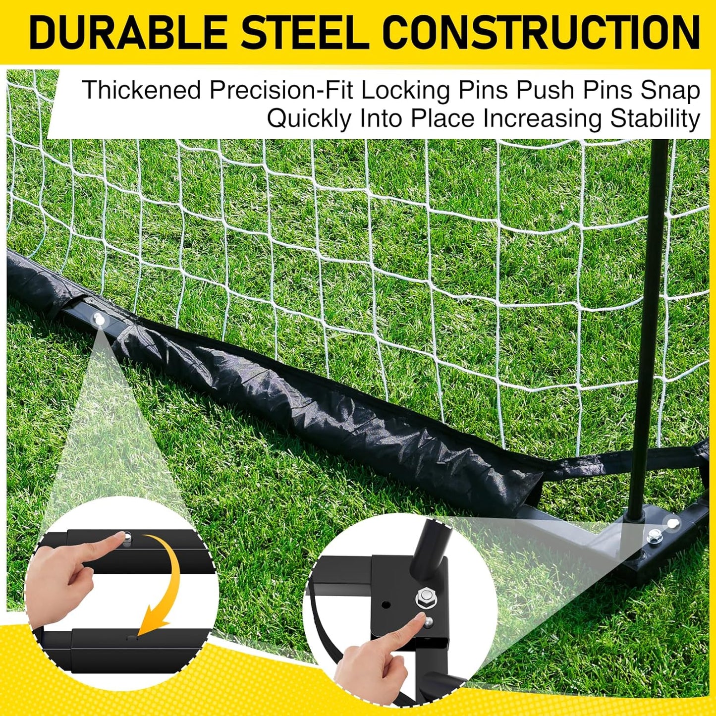 Dimples Excel Portable Soccer Goal and Net