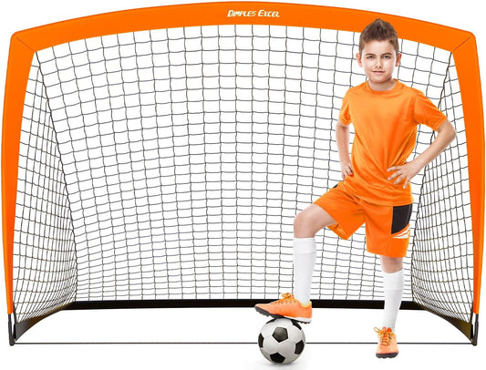 Dimples Excel Soccer Goal Soccer Net for Backyard 5'x3.6', 1 Pack