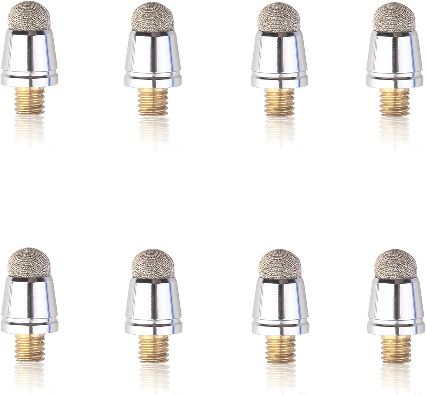 DIMPLES EXCEL Stylus Replacement Thin Fiber Tips for 7.5" Stylus Pen - 8 Pack (Replacement Tips-8 Pack)
