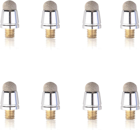 DIMPLES EXCEL Stylus Replacement Thin Fiber Tips for 7.5" Stylus Pen - 8 Pack (Replacement Tips-8 Pack)