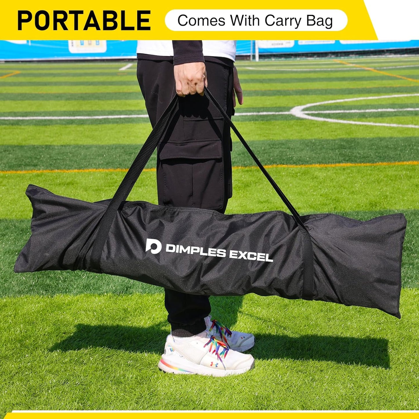 Dimples Excel Portable Soccer Goal and Net