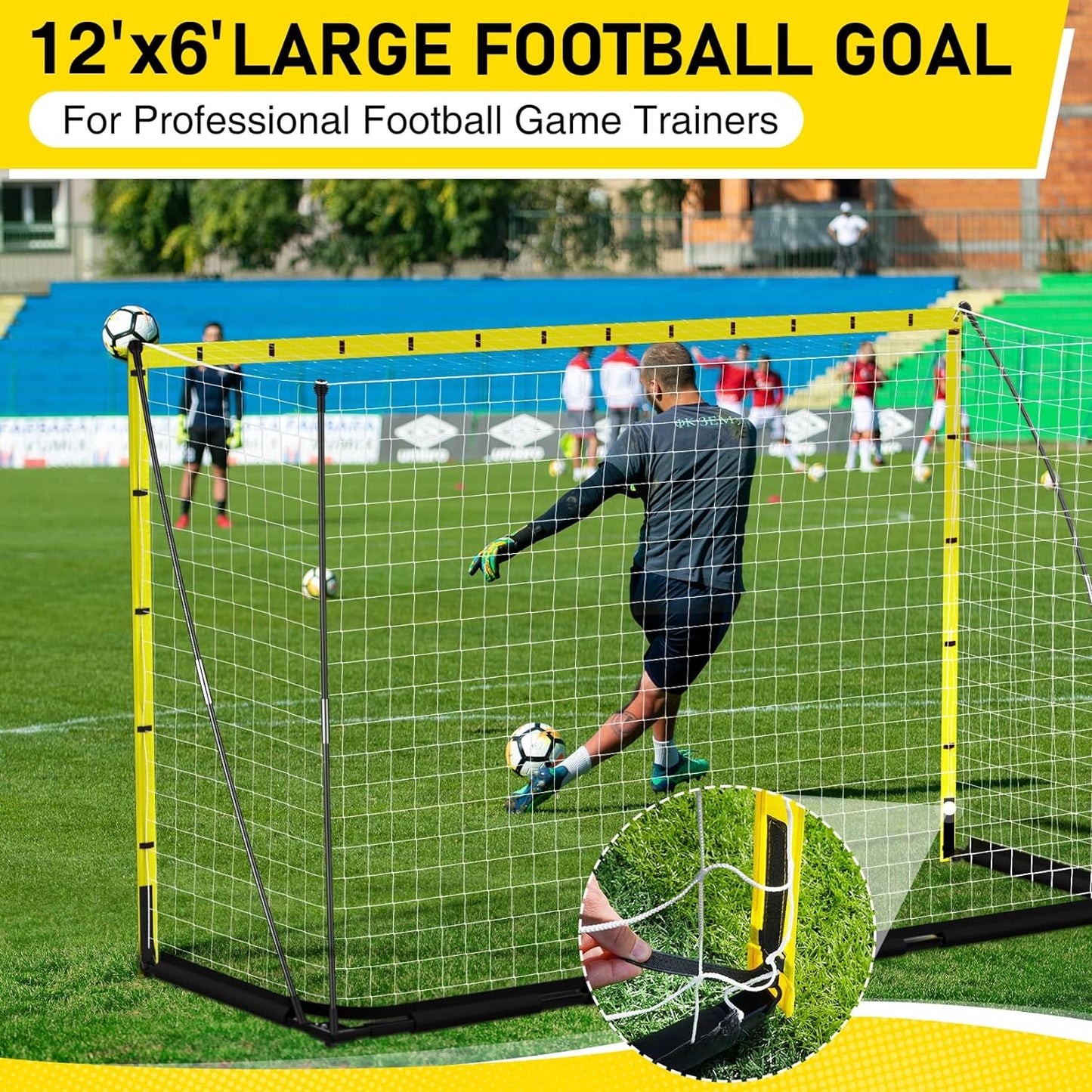 Dimples Excel Portable Soccer Goal and Net